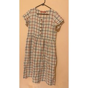 Pyne & Smith Model no.11 in Biarritz Check Linen